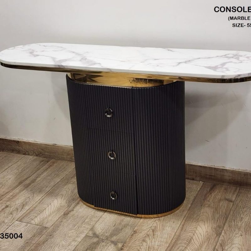 Oval Deco Console Table