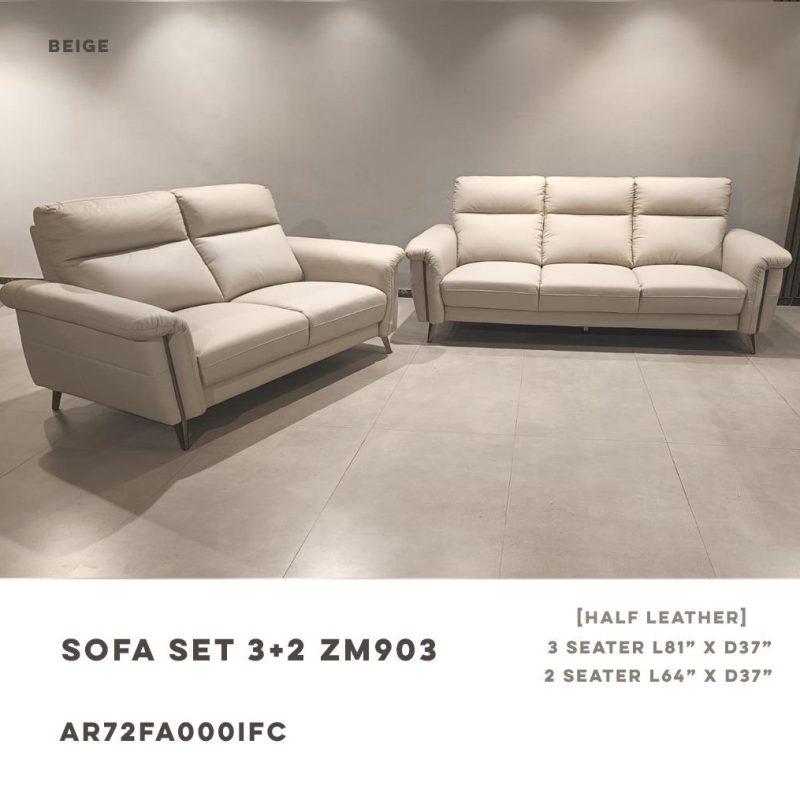 Beige Comfort Classic Sofa Set