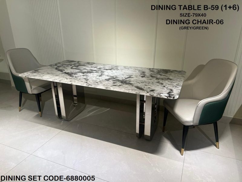 Celestia Marble Dining Set