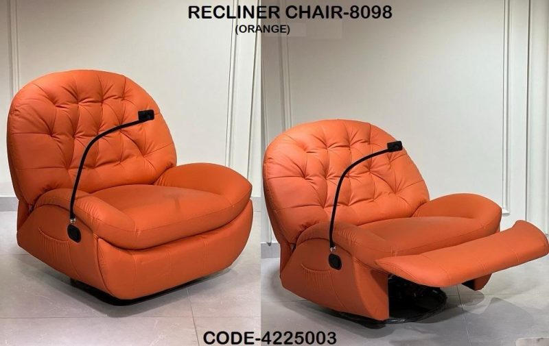 Sunset Comfort Orange Recliner